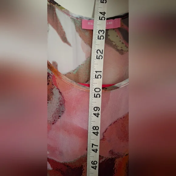 Isaac mizrahi floral colorfull maxidrees sz M aprox cocktail party barbiecore - Picture 10 of 11